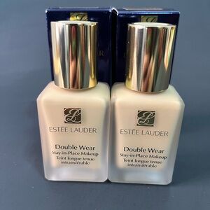 Estee Lauder Double Wear Stay-in-Place Foundation Makeup 1W2 Sand Lot Of 2